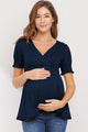 V-Neck Wrapped Maternity/Nursing Top