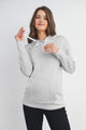 Casual Drawstring Kangaroo Pocket Maternity Nursing Hoodie
