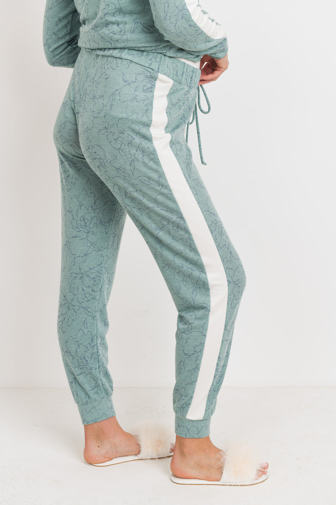 Sage French Terry Maternity Sweatpants