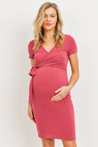 Berrice Soft Baby Terry Maternity/Nursing Dress