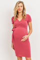 Berrice Soft Baby Terry Maternity/Nursing Dress