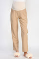 Khaki Relax Fit Super Soft Rayon Band Maternity Pants