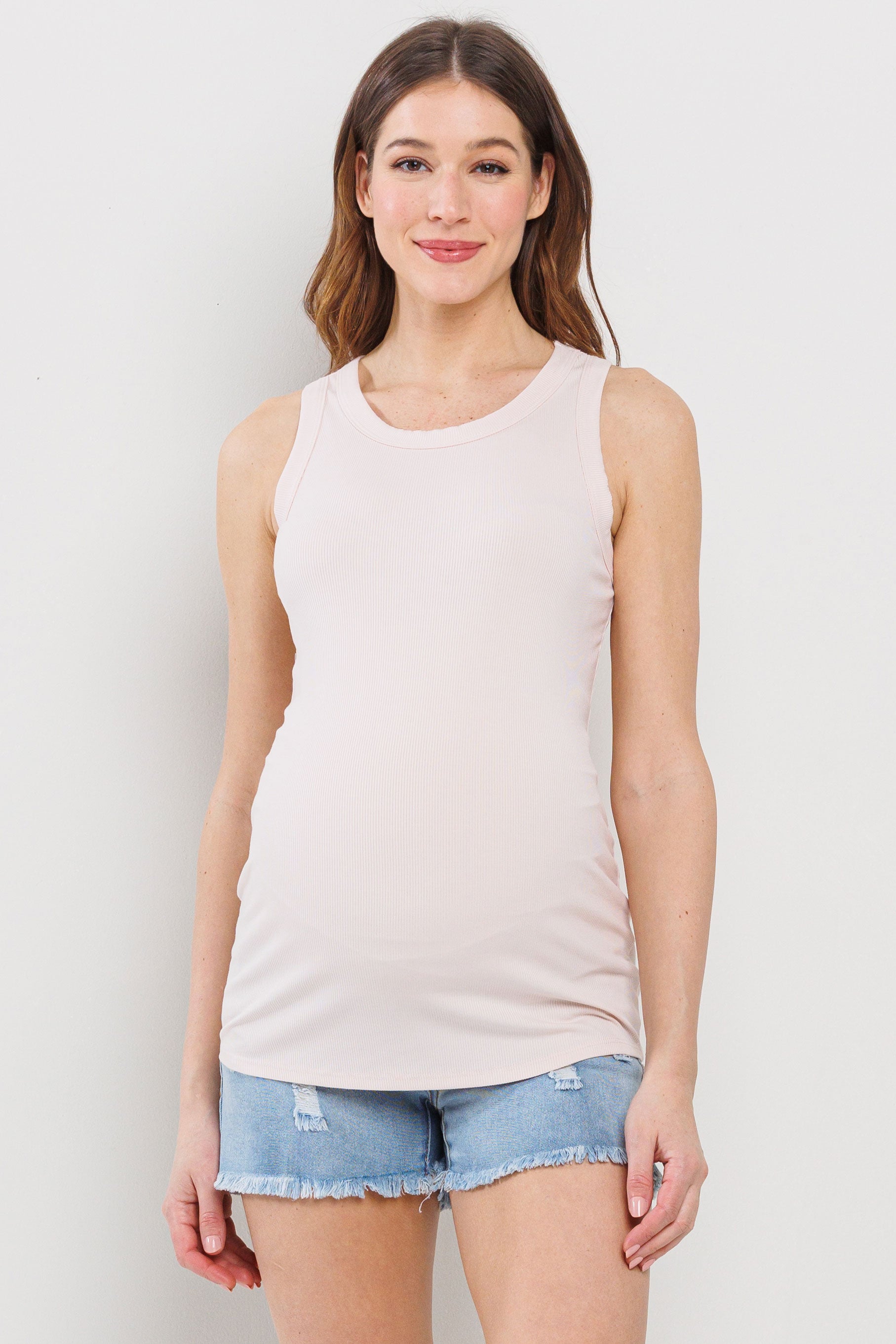 Scoop Neck Basic Maternity Tank Top – HELLO MIZ