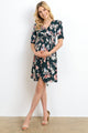 Faux Wrap Midi Maternity & Nursing Dress