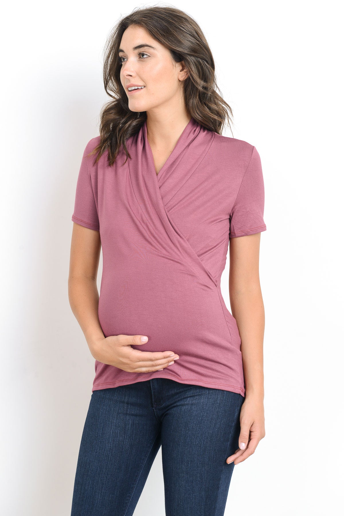 surplice nursing top